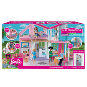 Barbie Malibu House Playset (25+ themed Accessories included)-Pretend Play-Barbie-Toycra