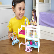 Barbie Skipper Babysitters Inc Nap ‘n' Nurture Nursery Dolls And Playset