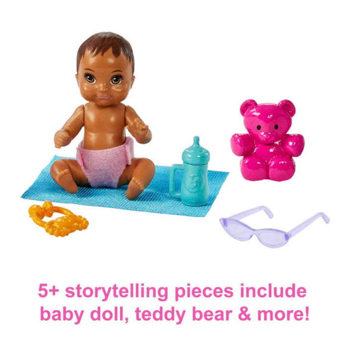 Barbie store babysitter baby