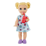 Barbie Teacher Doll (Brunette),Toddler Doll (Blonde), Accessories