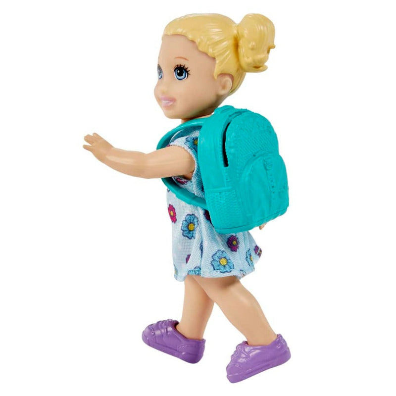 Barbie Teacher Doll (Brunette),Toddler Doll (Blonde), Accessories