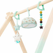 Battat Wooden Baby Play Gym And Mat