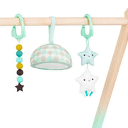 Battat Wooden Baby Play Gym And Mat