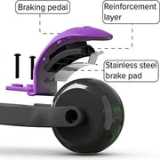 Baybee Alpha Scooter 3 Wheel Kids Scooter- F3