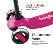 Baybee Alpha Scooter 3 Wheel Kids Scooter- F3