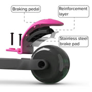 Baybee Alpha Scooter 3 Wheel Kids Scooter- F3