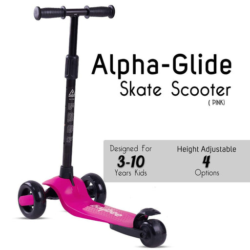 Baybee Alpha Scooter 3 Wheel Kids Scooter- F3-Ride Ons-Baybee-Toycra