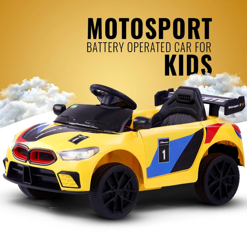 Baybee ‎BC-100 Drift Rechargeable Battery Operated Car for Kids -(Yellow)