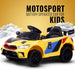 Baybee ‎BC-100 Drift Rechargeable Battery Operated Car for Kids -(Yellow)-Ride Ons-Baybee-Toycra