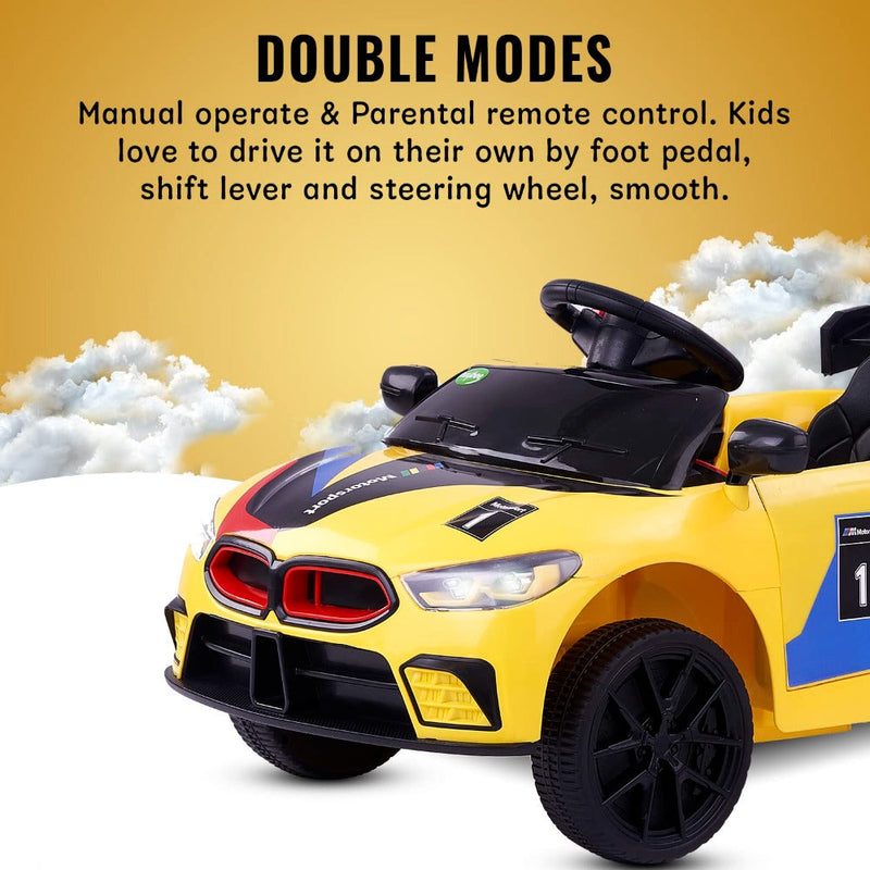 Baybee ‎BC-100 Drift Rechargeable Battery Operated Car for Kids -(Yellow)