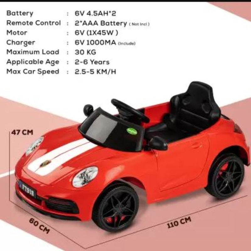 Baybee BC-108 Turbo 911 Rechargeable Battery Operated Ride on Car for kids
