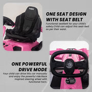 Baybee BC-112 Mordor Electric Go Kart Battery Operated Car for Kids - Pink