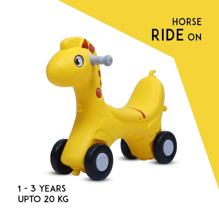 Baby Rider Toy Baybee Baby Horse Rider Kids Ride-On Push Car — Toycra