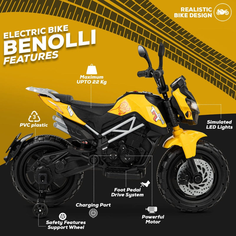 Baybee Benolli Battery-Operated Electric Kids Ride on Bike
