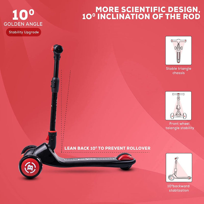 Baybee Enzo Skate 3 Wheel Kids Scooter - F1