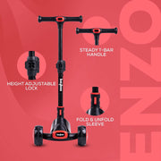 Baybee Enzo Skate 3 Wheel Kids Scooter - F1