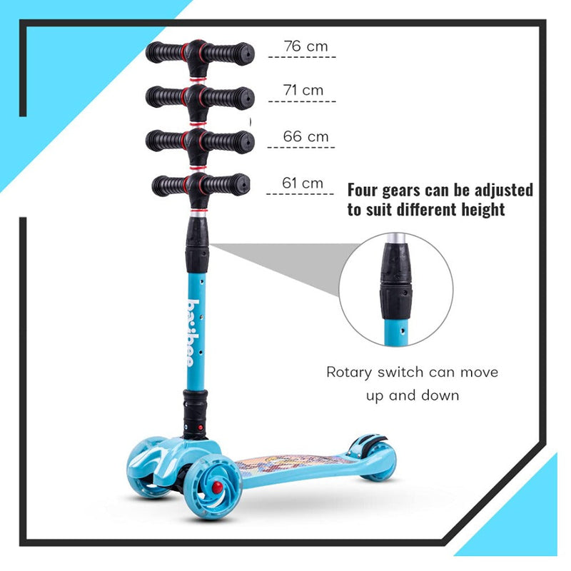 Baybee Flash Scooter 3 Wheel Kids Scooter -F4