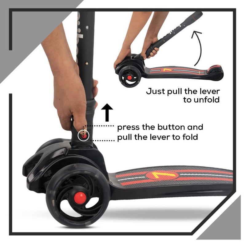 Baybee Flash Scooter 3 Wheel Kids Scooter -F4