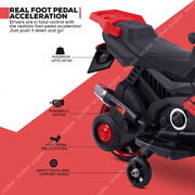 Baybee MB-100 Battery Operated Bike with Light & Music ( Red)