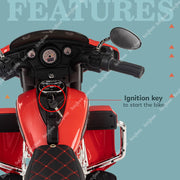 Baybee MB-112 Thunder Kids Battery Operated Bike for Kids - Red