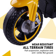 Baybee MB-115 Gladia Rechargeable Battery Operated Kids Bike (Yellow)
