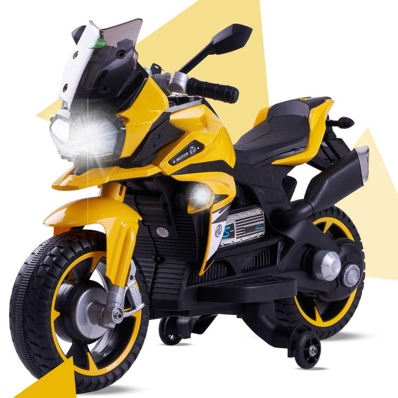 Baybee MB-115 Gladia Rechargeable Battery Operated Kids Bike (Yellow)