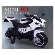 Baybee MB-119 Mini R1 Rechargeable Battery Operated Electric Ride-on Bike For Kids - White