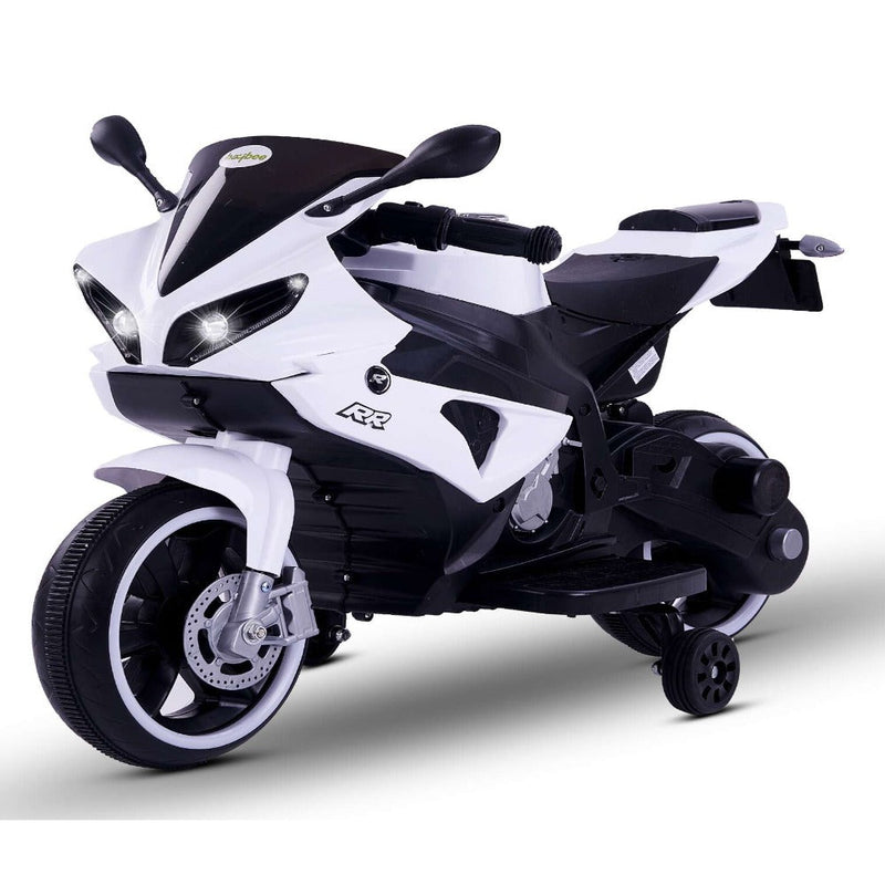 Baybee MB-119 Mini R1 Rechargeable Battery Operated Electric Ride-on Bike For Kids - White