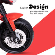Baybee MB-120 DR-Z Rechargeable Battery Operated Bike for Kids (Red)