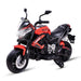 Baybee MB-120 DR-Z Rechargeable Battery Operated Bike for Kids (Red)-Ride Ons-Baybee-Toycra