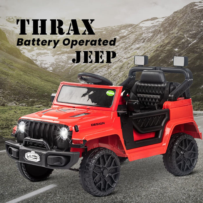 Baybee MJ-112 Thrax Rechargeable Battery Operated Electric Kids Car Jeep-Ride Ons-Baybee-Toycra