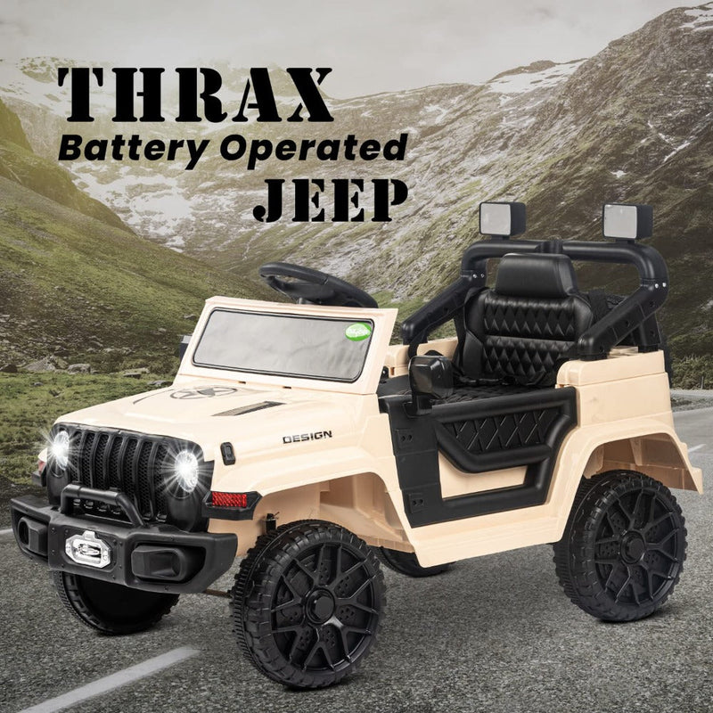Baybee MJ-112 Thrax Rechargeable Battery Operated Electric Kids Car Jeep