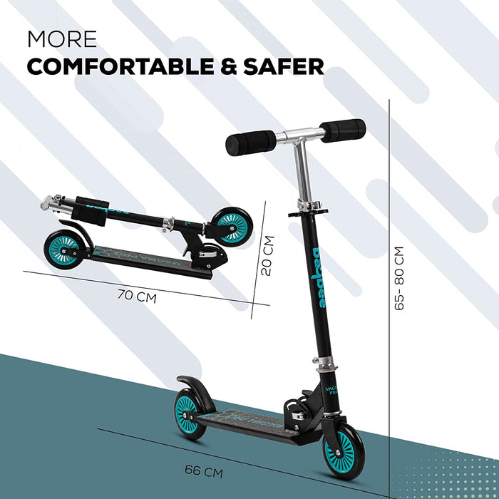 Baybee Magma Pro Skate Scooter for Kids-Ride Ons-Baybee-Toycra