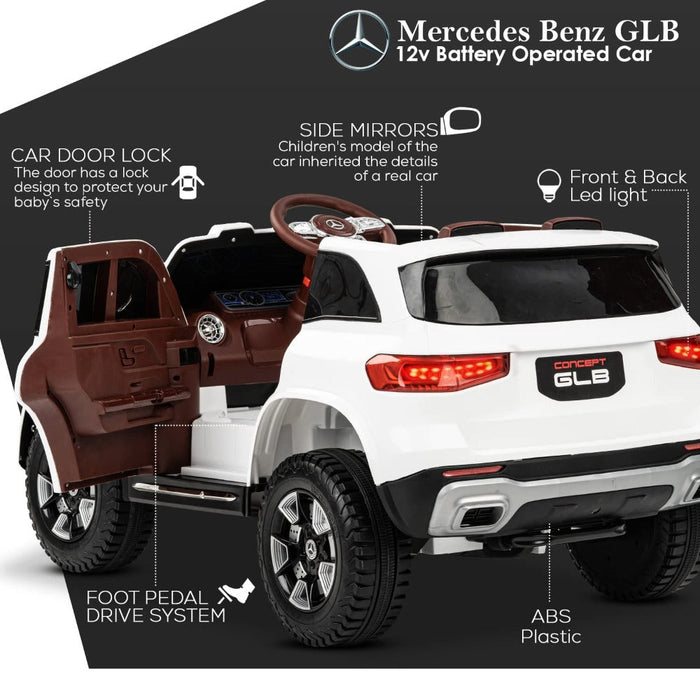 Baybee Mercedes Benz GLB Battery Operated Ride on-Ride Ons-Baybee-Toycra