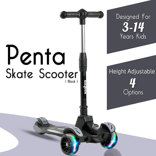 Baybee Penta Scooter 3 Wheel Kids Scooter -F6-Ride Ons-Baybee-Toycra