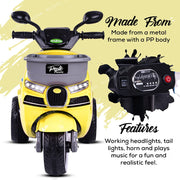Baybee Pepto Rechargeable Battery Operated Ride-on Bike