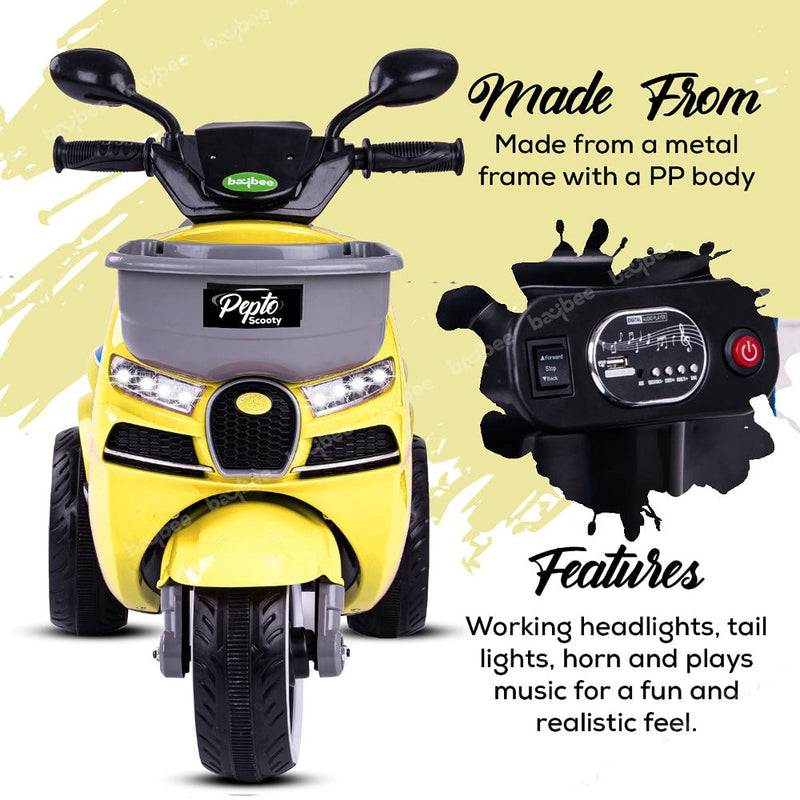 Baybee Pepto Rechargeable Battery Operated Ride-on Bike