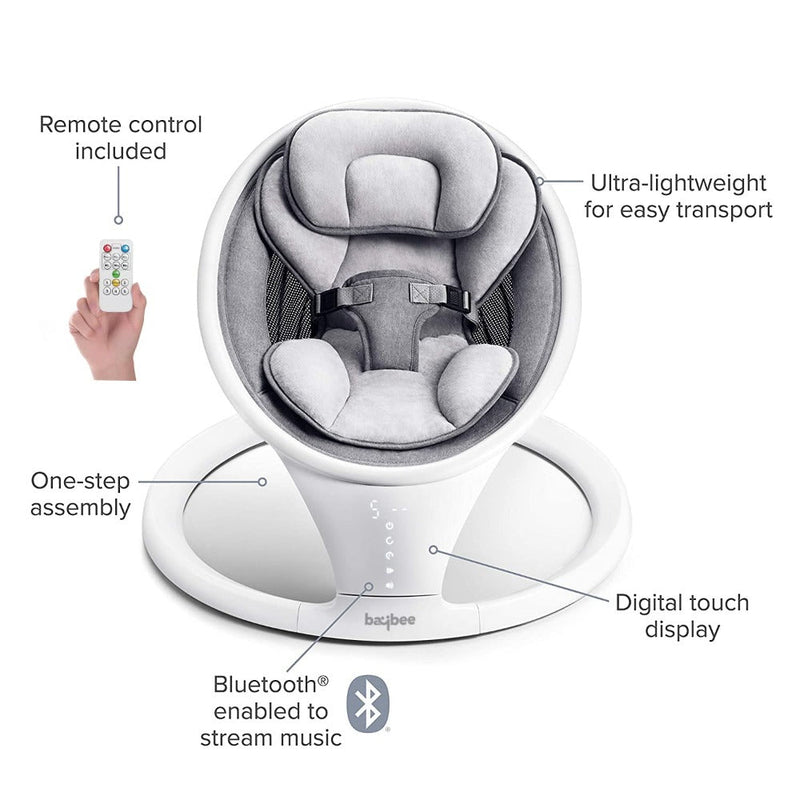 Baybee Sooth N Sway Premium Automatic Bluetooth Enabled Electric Baby Swing