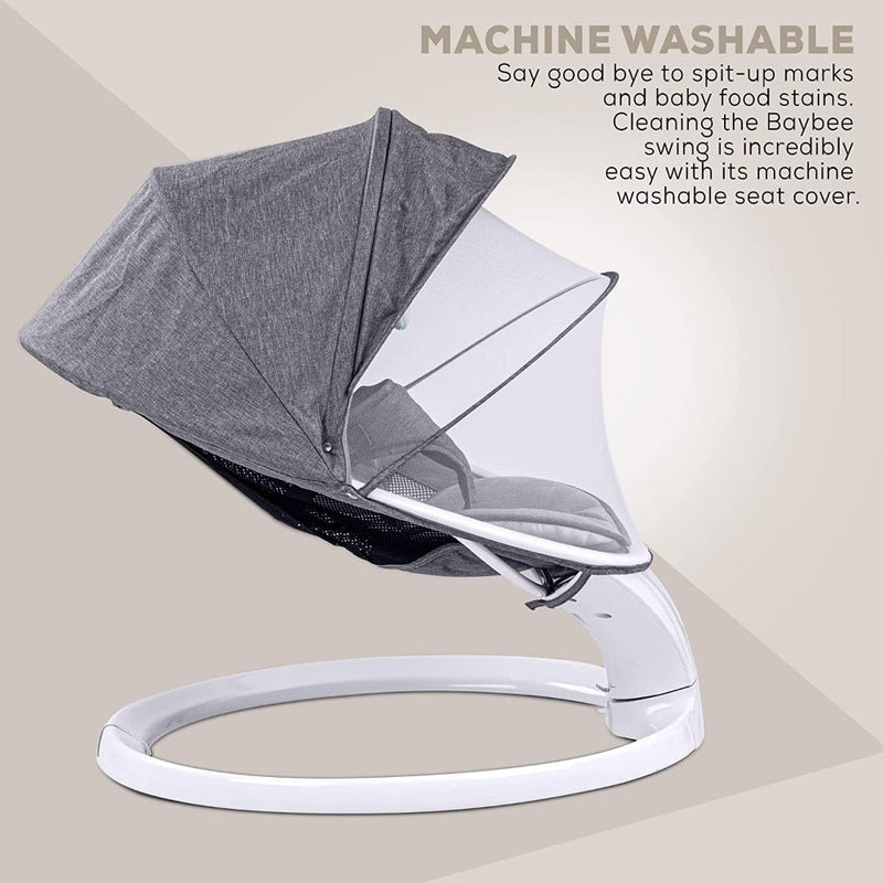Baybee Sooth N Sway Premium Automatic Bluetooth Enabled Electric Baby Swing