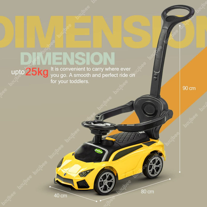 Baybee WJ-002 Push Ride on Car for Kids-Ride Ons-Baybee-Toycra