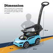 Baybee WJ-04 Push Ride on Car for Kids-Ride Ons-Baybee-Toycra