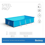 Bestway 10Ft. Rectangular Frame Pool