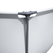 Bestway 10ft Grey Steel Pro Max Round Pool Set