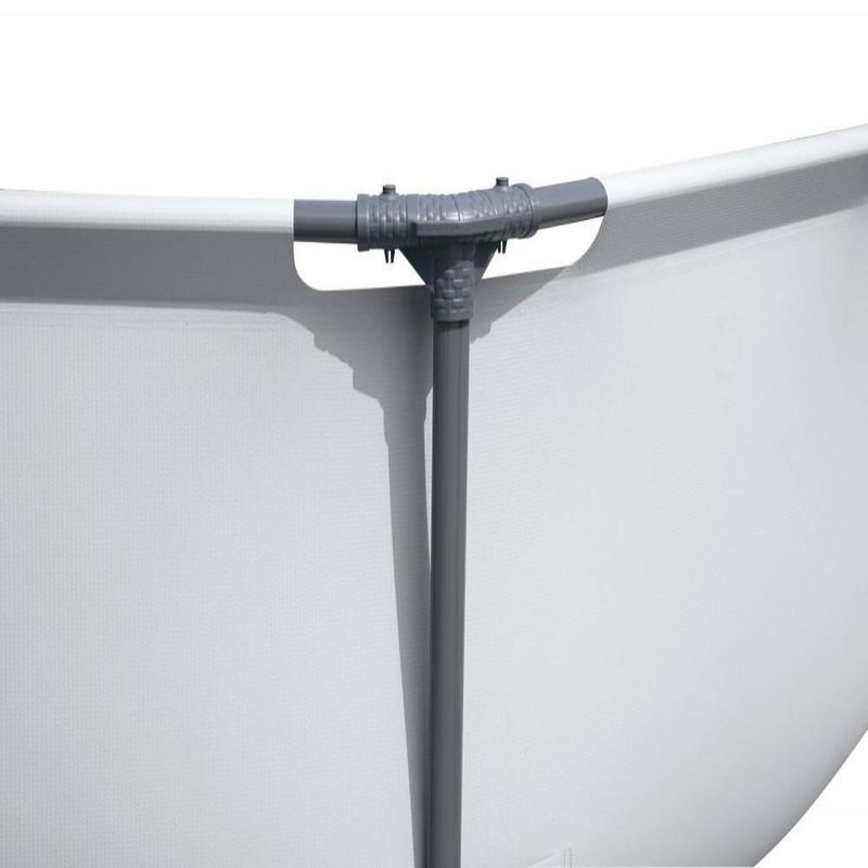 Bestway 10ft Grey Steel Pro Max Round Pool Set