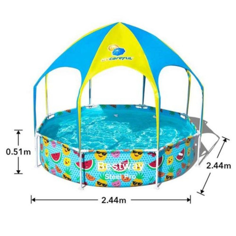 Bestway 8Ft. Shower Pool With Canopy