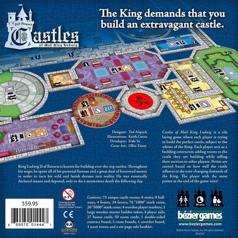 Bezier Games Castles of Mad King Ludwig