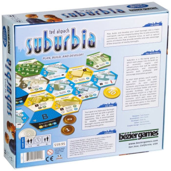 Bezier Games Suburbia Board Game-Board Games-Bezier Games-Toycra