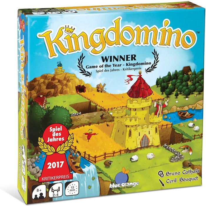 Blue Orange Games Kingdomino Award Winning Family Strategy Board Game, 4  players