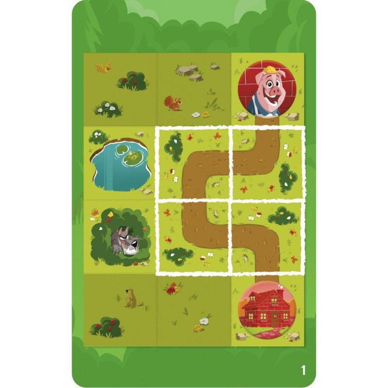 Blue Orange Pig Puzzle Games