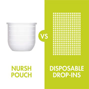 Boon Nursh Silicone Pouch 3 Piece Pack, 4 Ounce